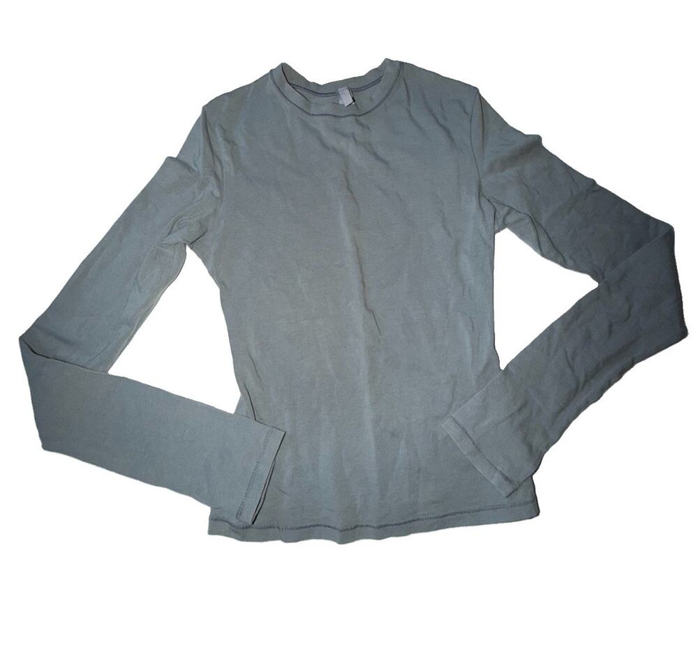 ⁠SKIMS Cotton Jersey Long Sleeve T-Shirt Small